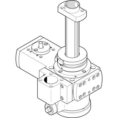 Festo EHMB Series Function Element for Use with Electric Handling Modules [EHMB-25-100]; 194-266