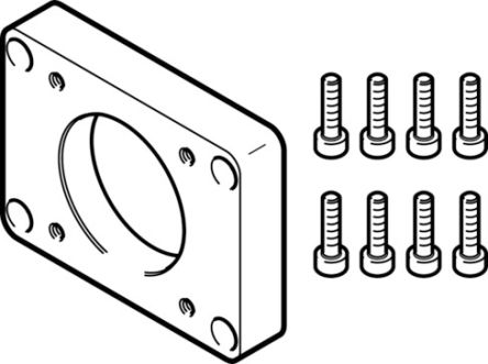 Festo EAMF-A Series Flange for Use with Motor Mounting [EAMF-A-38B-40P]; 194-364