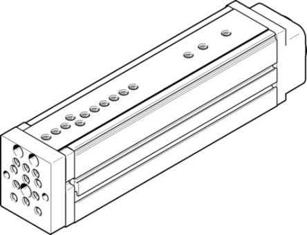 Festo Stepper Motor Linear Actuator, 100mm, 10kg, 1000mm/s, 559337 [EGSL-BS-55-100-12.7P]; 194-488
