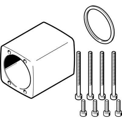 Festo EAMK Series Coupling for Use with Motor Mounting [EAMK-A-D32-35A-40P]; 194-836