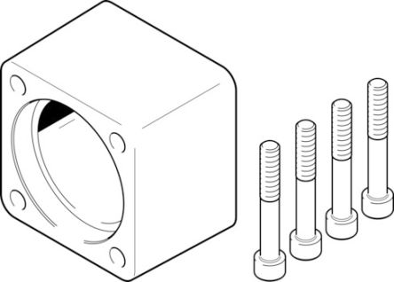 Festo EAMK Series Coupling for Use with Motor Mounting [EAMK-A-D80-77A]; 194-838