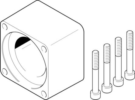 Festo EAMK Series Coupling for Use with Motor Mounting [EAMK-A-D100-77A/B]; 194-904