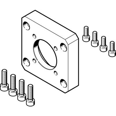 Festo EAMF-A Series Flange for Use with Motor Mounting [EAMF-A-62A-60G/H]; 194-907