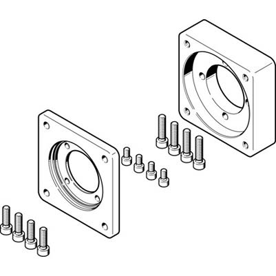Festo EAMF-A Series Flange for Use with Motor Mounting [EAMF-A-64B-60G/H-S1]; 194-920
