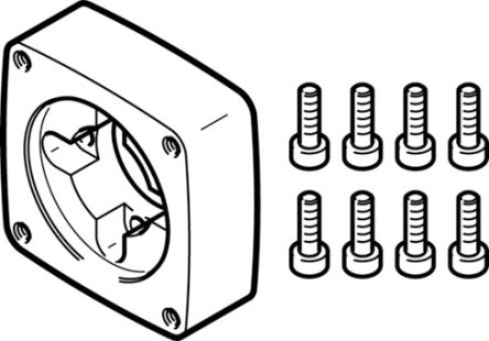 Festo EAMF-A Series Flange for Use with Motor Mounting [EAMF-A-28D-40P]; 194-924