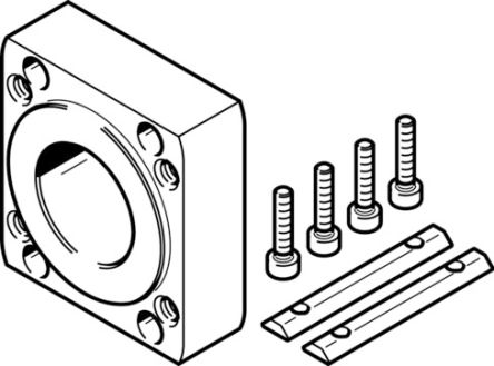 Festo EAMK Series Coupling for Use with Motor Mounting [EAMK-A-R27-38A]; 194-933