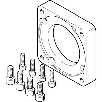 Festo EAMF-A Series Flange for Use with Motor Mounting [EAMF-A-77A-100A]; 195-152