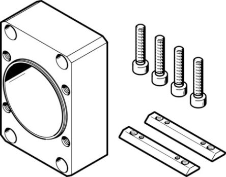 Festo EAMK Series Coupling for Use with Motor Mounting [EAMK-A-R48-48A]; 195-185