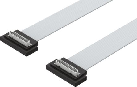 Festo NEBM Series Cable for Use with Controllers, 200mm Length, 0 → 50 V [NEBM-F1W31-XC-0.2-F1N-DF1W31]; 195-409