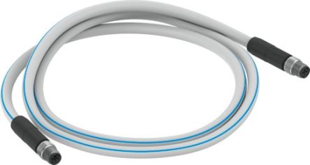 Festo NEBC Series Cable for Use with Controllers, 30m Length, 0 → 30 V [NEBC-D8G4-ES-30-N-S-D8G4-ET]; 195-459