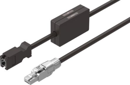 Festo NEFM Series Adapter for Use with Servo Drives, 500mm Length, o to 30 V [NEFM-REG6-K-0.5-B-R3G8]; 195-490