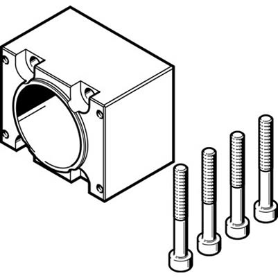 Festo EAMK Series Coupling for Use with Motor Mounting [EAMK-A-S48-48A/B-G2]; 195-771