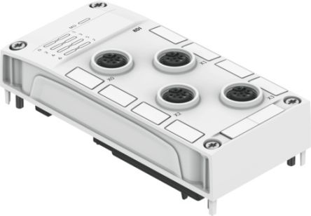 Festo CPX-AP Series I/O module, M12, 30m cable, 5 way, 8 port [CPX-AP-A-8DI-M12-5P]; 195-823