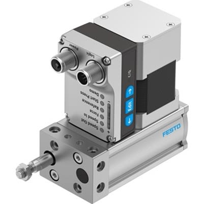 Festo Stepper Motor Linear Actuator, 20mm, 24V, 85N, 440mm/s, 8101544 [EPCE-TB-45-20-FL-MF-ST-M-H1-PLK-AA]; 195-939