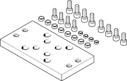 Festo Adapter, For Use With Handling Modules [HMSV-79]; 196-048