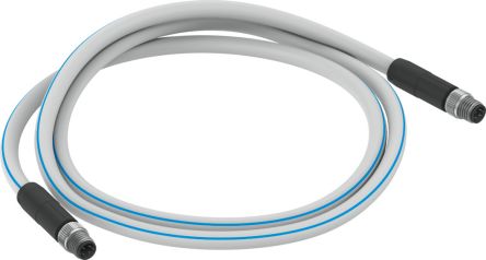 Festo NEBC Series Cable for Use with Controllers, 500mm Length, 0 → 30 V [NEBC-D8G4-ES-0.5-N-S-D8G4-ET]; 196-049