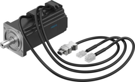 Festo 300 V 200 W Servo Motor, 6000 rpm, 1.92 Nm Max Output Torque [EMMB-AS-60-02-S30SB]; 196-234