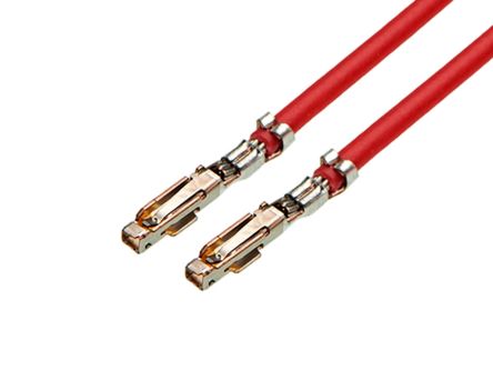 Molex Female iGrid to Female iGrid Crimped Wire, 300mm, 22AWG, Red [2174902224]; 197-011