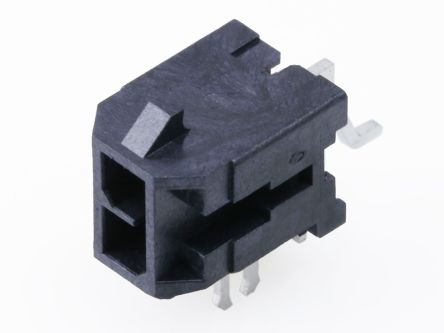 Molex 218216 Series Right Angle Surface PCB Header, 2 Contact(s), 3 mm Pitch, 2 Row(s), Shrouded [2182160210]; 197-082