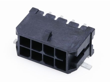 Molex 218216 Series Right Angle Surface PCB Header, 6 Contact(s), 3 mm Pitch, 2 Row(s), Shrouded [2182160600]; 197-089