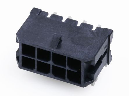 Molex 218216 Series Right Angle Surface PCB Header, 6 Contact(s), 3 mm Pitch, 2 Row(s), Shrouded [2182160610]; 197-091