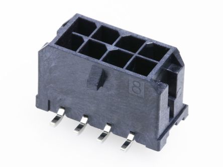 Molex 218216 Series Vertical Surface PCB Header, 6 Contact(s), 3 mm Pitch, 2 Row(s), Shrouded [2182160630]; 197-092