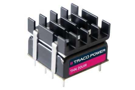 TRACOPOWER THN DC-DC Converter, 24V/ 835mA Output, 20W [THN 20-7215UIR]; 197-433