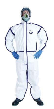 Medicom White Coverall, XL [WL-B-04]; 197-816