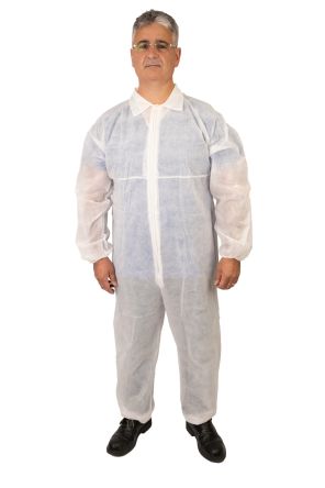 Medicom White Disposable Coverall, XXL [40.101/05]; 197-841