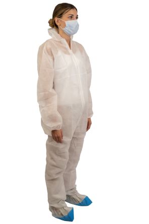 Medicom White Disposable Coverall, XXL [40.001/05]; 197-848