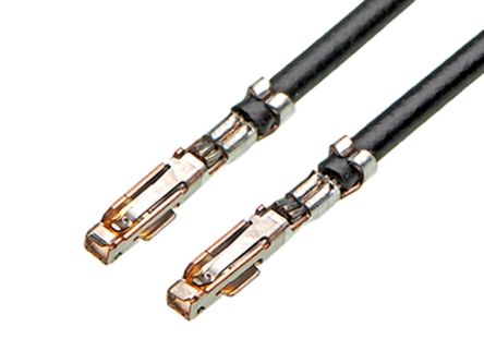 Molex Female iGrid to Female iGrid Crimped Wire, 225mm, 22AWG, Black [2174901223]; 198-563