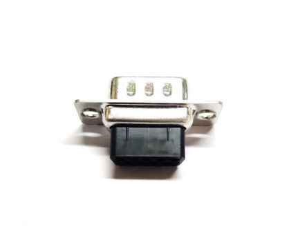 RS PRO 9 Way Panel Mount D-sub Connector Plug, with Panel [0]; 199-086