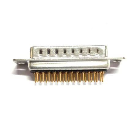 RS PRO 25 Way Panel Mount D-sub Connector Plug, with Panel [0]; 199-142