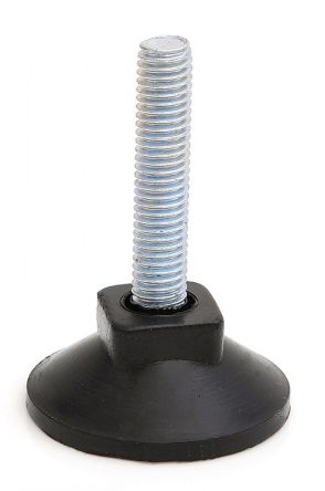 RS PRO M8 38mm Dia. Polypropylene Industrial Adjustable Foot [0]; 199-269