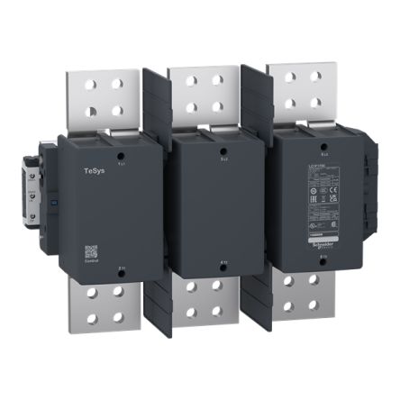 Schneider Electric TeSys F TeSyS F Contactor, 230 V ac Coil, 3-Pole, 1.7 kA, 3 NO, 1 kV ac [LC1F1700P7]; 205-154
