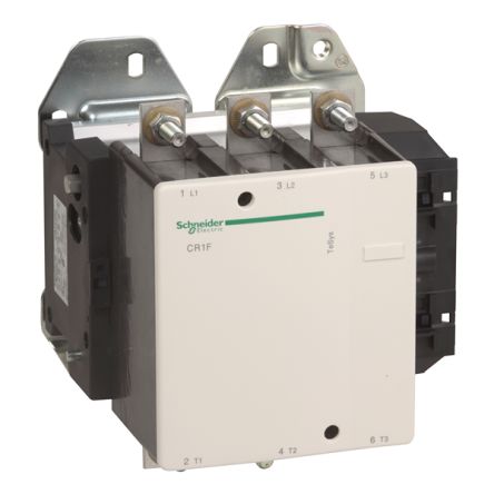 Schneider Electric TeSys TeSyS F Contactor, 220 → 230 V ac/dc Coil, 3-Pole, 400 A, 200 kW, 3 NO, 1 kV ac [CR1F400M7]; 205-161