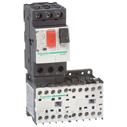 Schneider Electric TeSys Deca Motor Starter, DOL, 1.1 kW, 24 V dc, IP65 [GV2ME07K2BW3]; 205-164