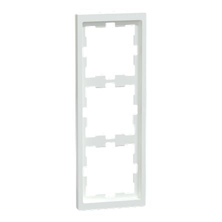 Schneider Electric D-Life Series RAL 9003 Thermoplastic Cover Frame, 90mm H, 234mm W, 12mm L for Use with Enclosure [MTN4030-6535]; 205-170