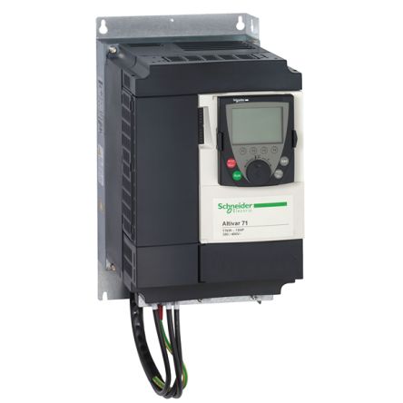 Schneider Electric Variable Speed Drive, 11 kW, 3 Phase, 380 → 480 V, 36.6 A, Altivar Series [ATV71LD27N4Z]; 205-333
