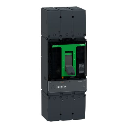 Schneider Electric, ComPacT New generation MCCB 3P 400A, Breaking Capacity 800 → 1000 V, Fixed Mount [C40K32D400]; 205-344