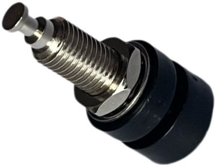 RS PRO Black Female Banana Connector, 15A, 30 V ac, 60V dc, Nickel Plating [0]; 205-411