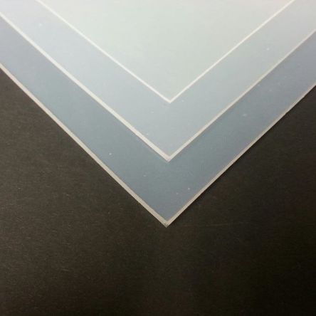 RS PRO Clear Silicone Rubber Sheet, 1m x 1m x 2mm, -60°C to 200°C [0]; 205-475