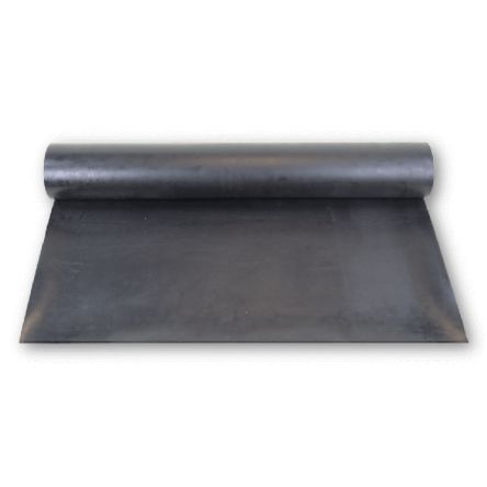 RS PRO Black Chloroprene Rubber Sheet, 10m x 1.4m x 3mm, -20°C to 90°C [0]; 205-509