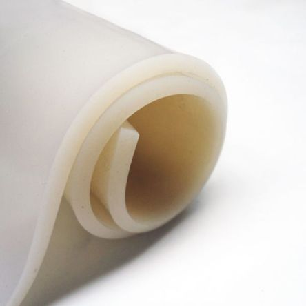 RS PRO White Silicone Rubber Sheet, 1m x 1.2m x 2.5mm, -60°C to 230°C [0]; 205-544