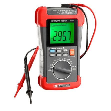 Facom 714APF Handheld Multimeter, 400mA ac Max, 400mA dc Max, 600V ac Max [714APF]; 205-569