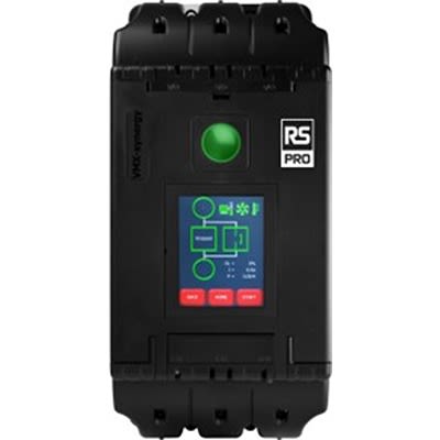 RS PRO Soft Starter, , 75 kW, 200 → 480 V, 3 Phase, IP20 [0]; 206-065