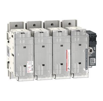 Schneider Electric Fuse Switch Disconnector, 4 Pole, 400A Max Current [LV481444]; 207-133