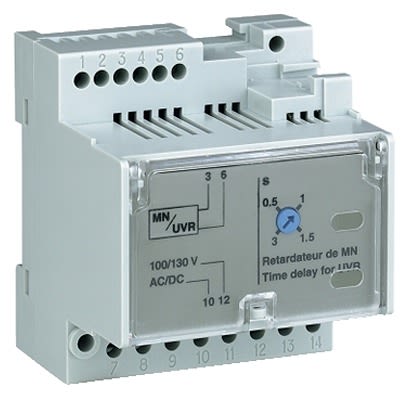 Schneider Electric LV833680 Series Timer Relay, 60V, 0.5 - 3s [LV833680SP]; 207-136