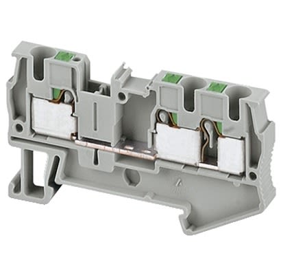Schneider Electric Linergy TR Series Terminal Block, 4 mm² Wire, Push In Termination [NSYTRP43]; 207-142