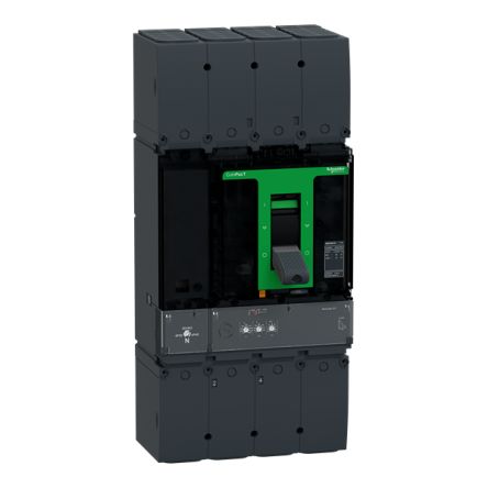 Schneider Electric, ComPacT New Generation MCCB 4P 250A, Breaking Capacity 10 kA, Fixed Mount [C40K42D250]; 207-155